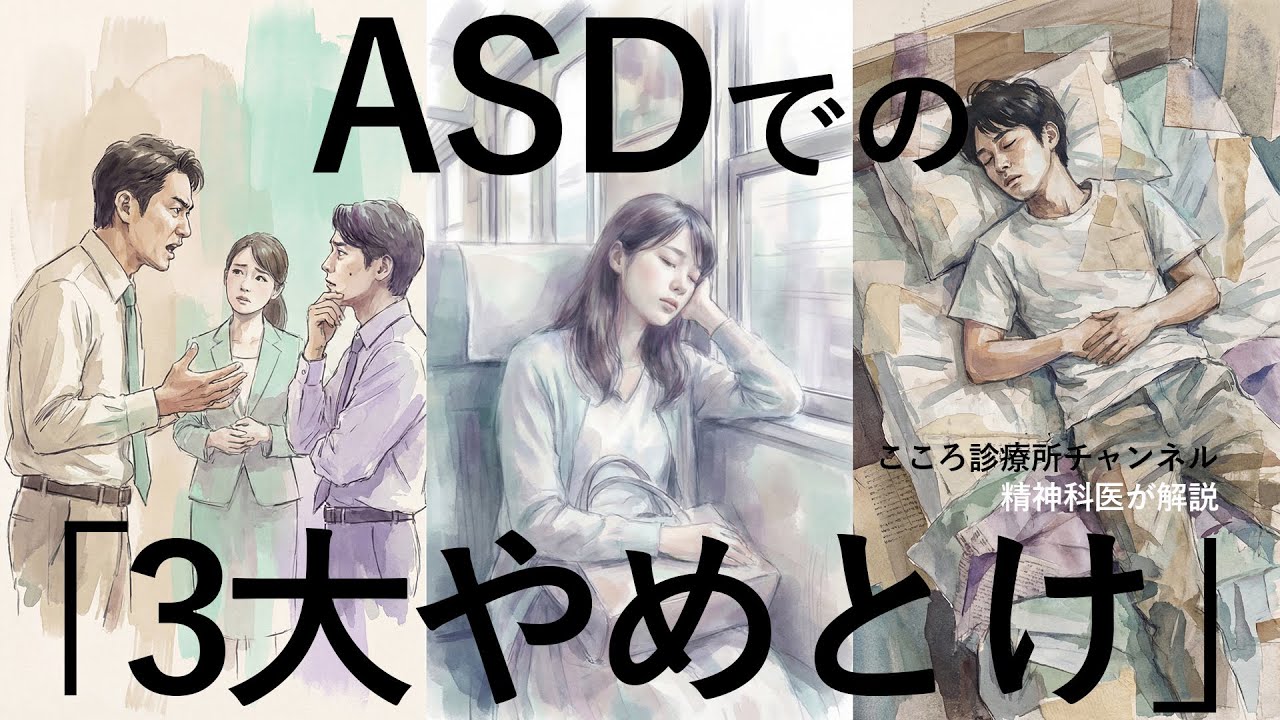 【発達障害】ASDの「3大やめとけ」【精神科医が解説】