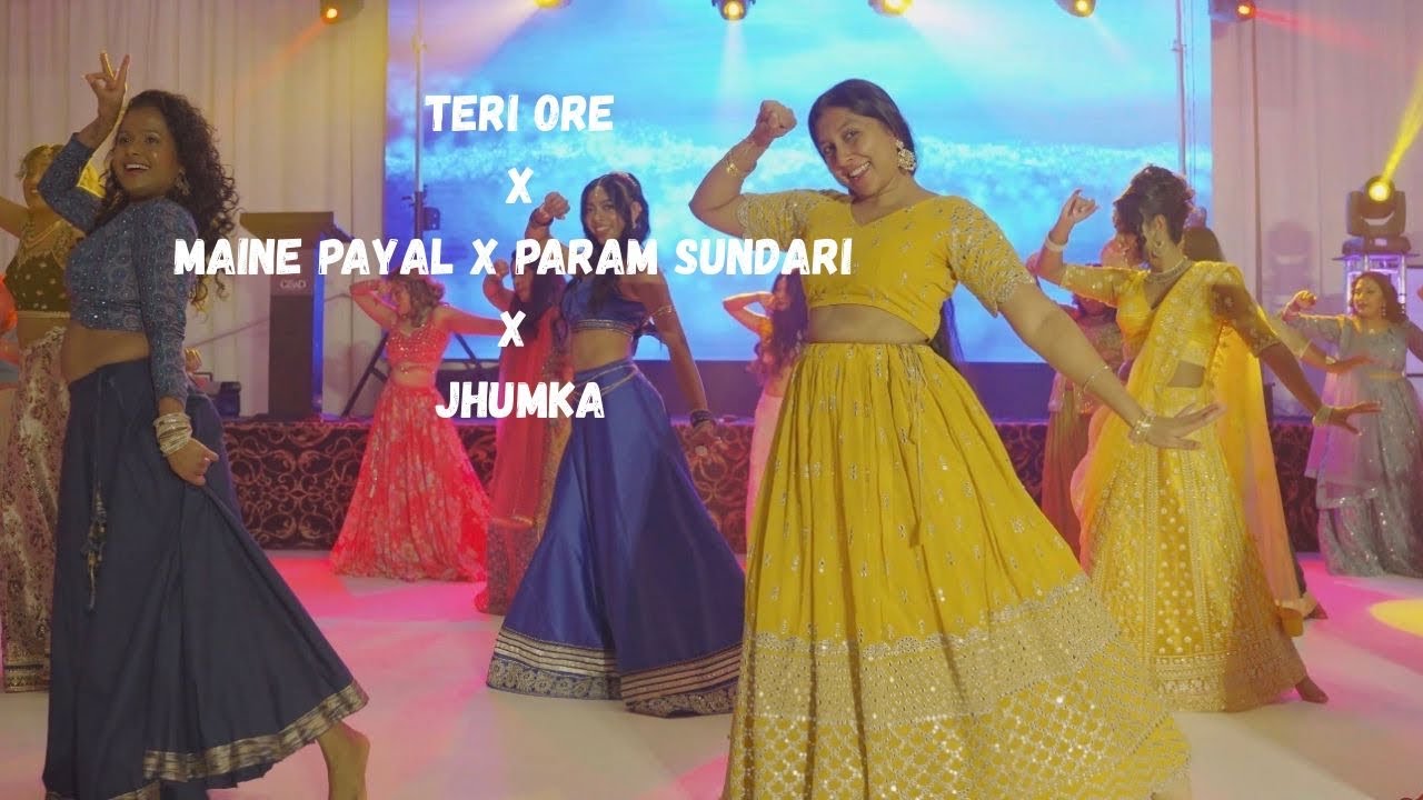 Teri Ore X Maine payal X Param Sundari X Jhumka | Bolly Night With Sach 🇦🇺