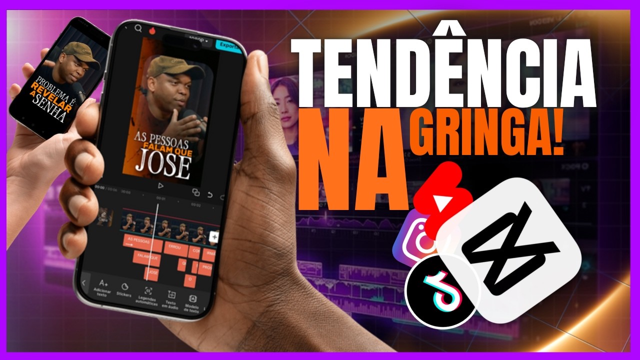 Como DOMINAR a NOVA EDI&Ccedil;&Atilde;O da GRINGA pelo CAPCUT celular ( TEND&Ecirc;NCIA 2026 )