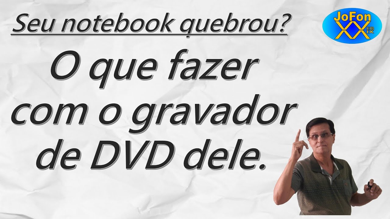 Como transformar um gravador de DVD do notebook em gravador externo