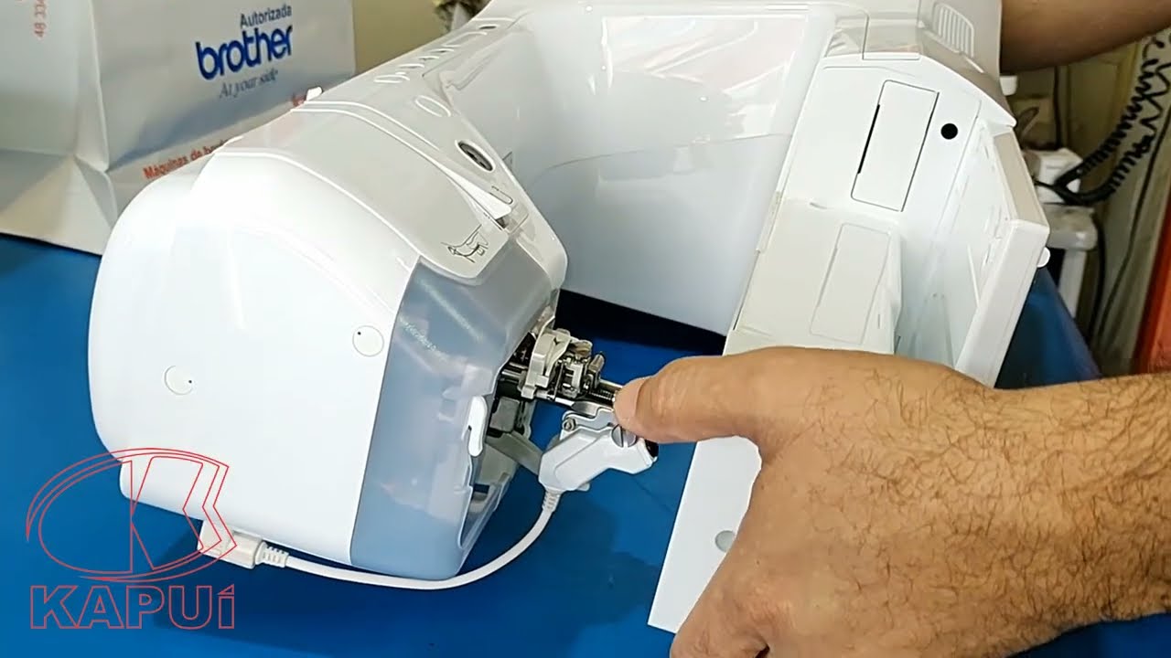Trocar Enfiador de linha na agulha BP2100L BP2150L BP3600L Brother maquina de bordado @Kapuí