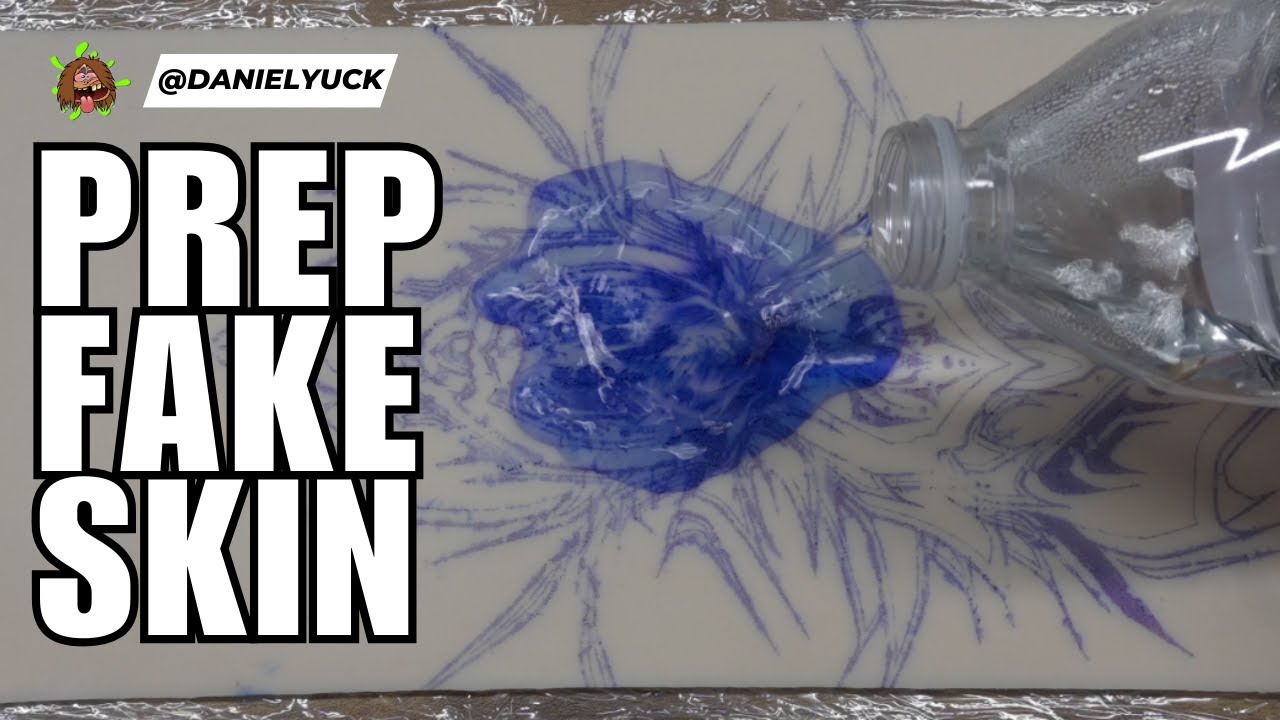 How To Prep Fake Skin