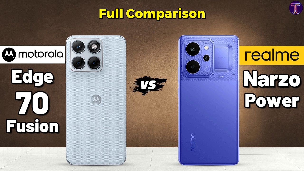 Motorola Edge 70 Fusion vs Realme Narzo Power : Full Comparison 🤔❓