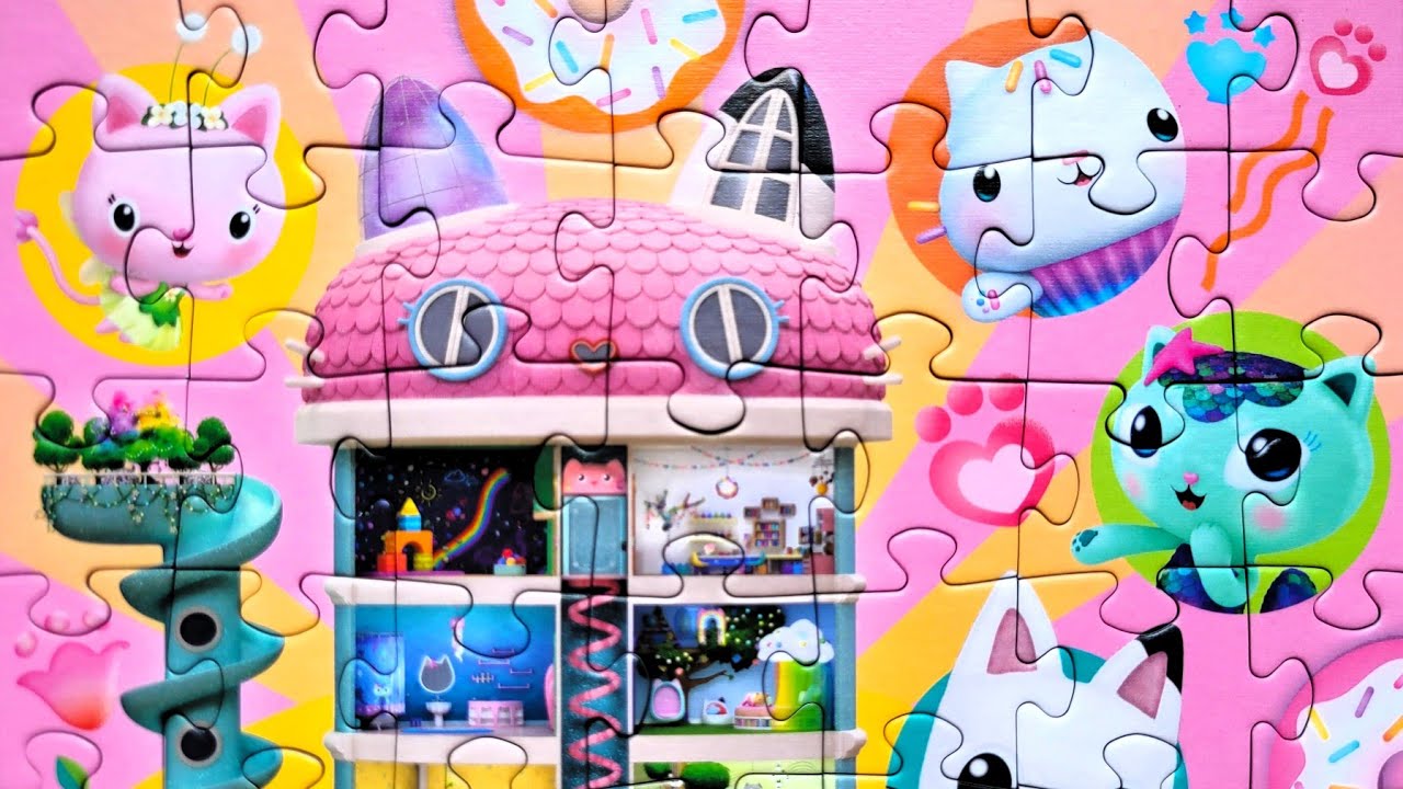 Gabby's Purrfect Dollhouse | Puzzle 35 | Koci Domek Gabi | Hanna&Dad