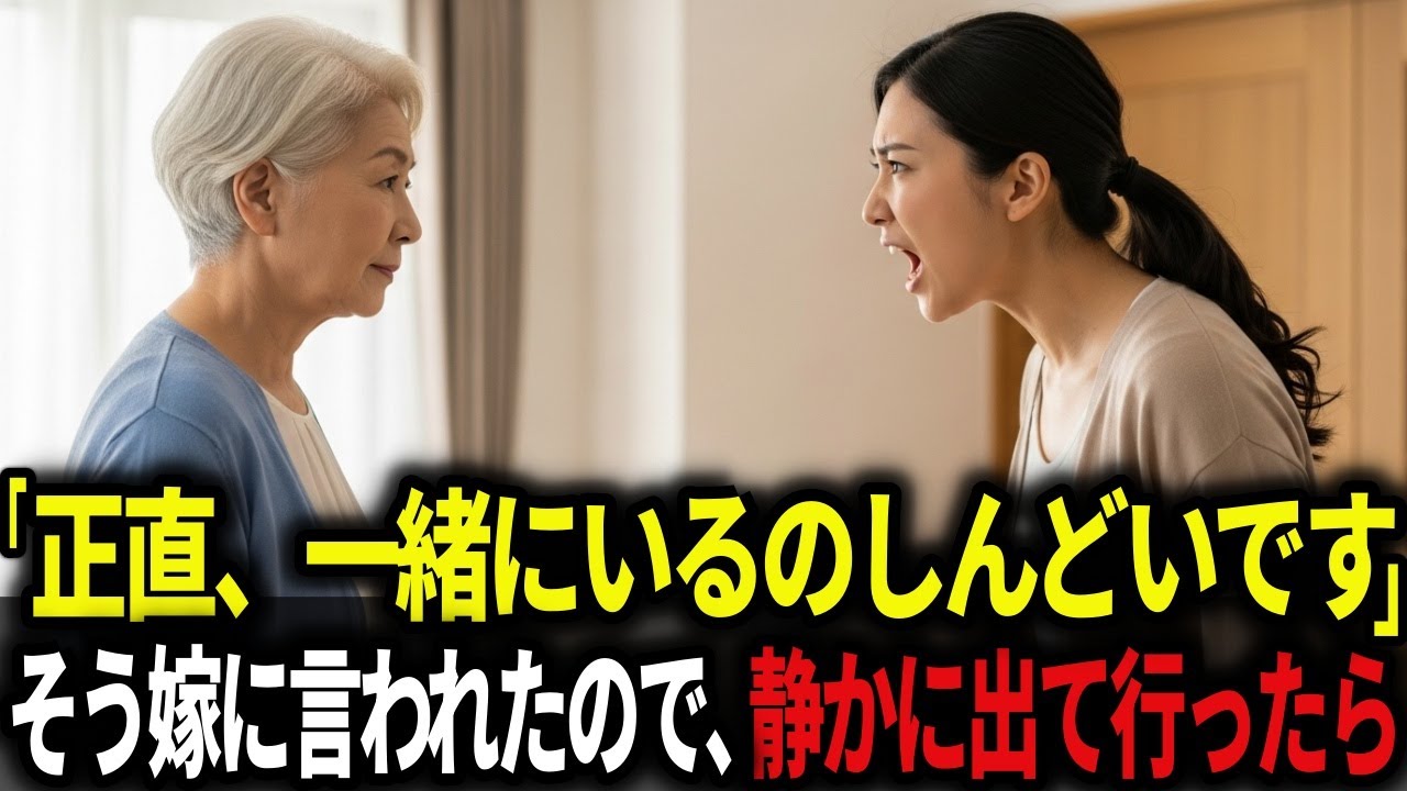 誕生日に言われたのは「早く出ていって」嫁のまさかの一言で私は決意した