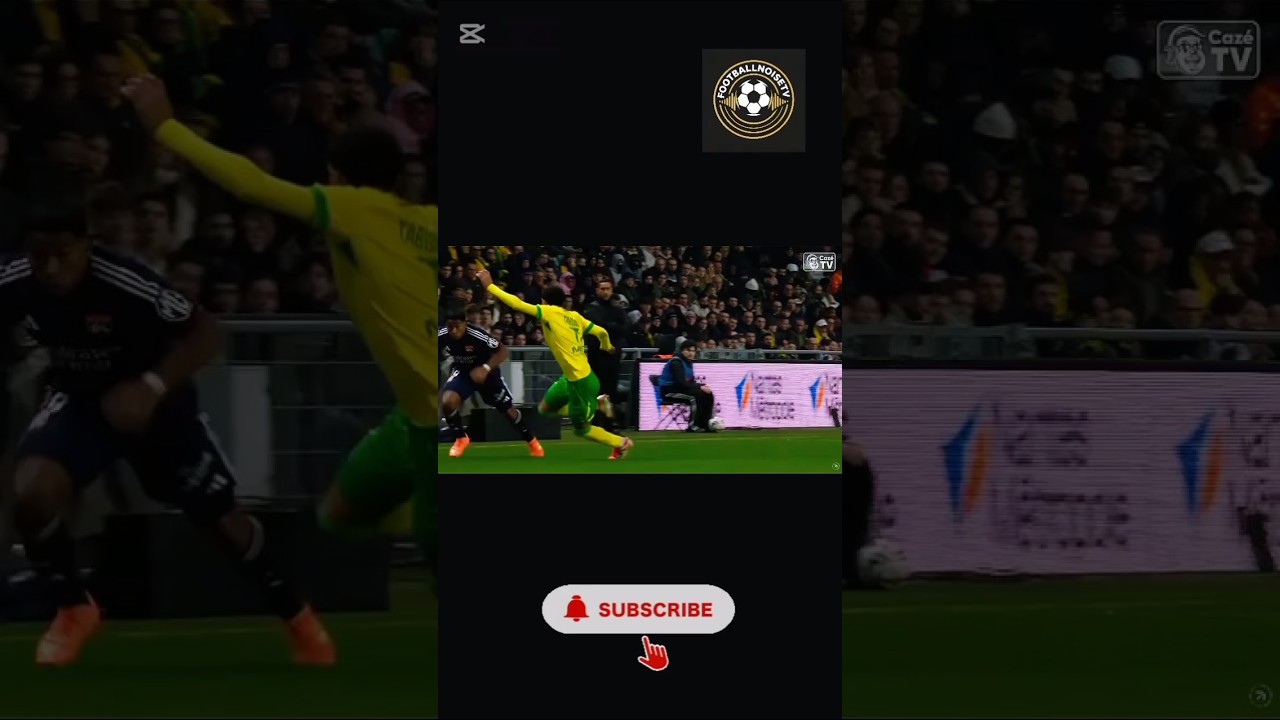 Endrick sent off 😳🟥 #Endrick #RealMadrid #OL #Lyon #Nantes #Ligue1 #FootballMoments #EndrickRedCard