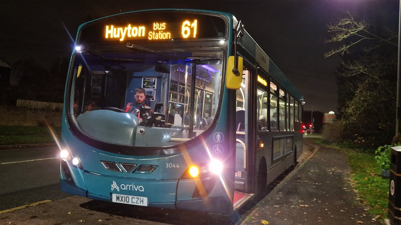 *Blown Exhaust BEAST!!* Arriva North West VDL SB200 Wright Pulsar 2 3044/MX10 CZH: Route 61