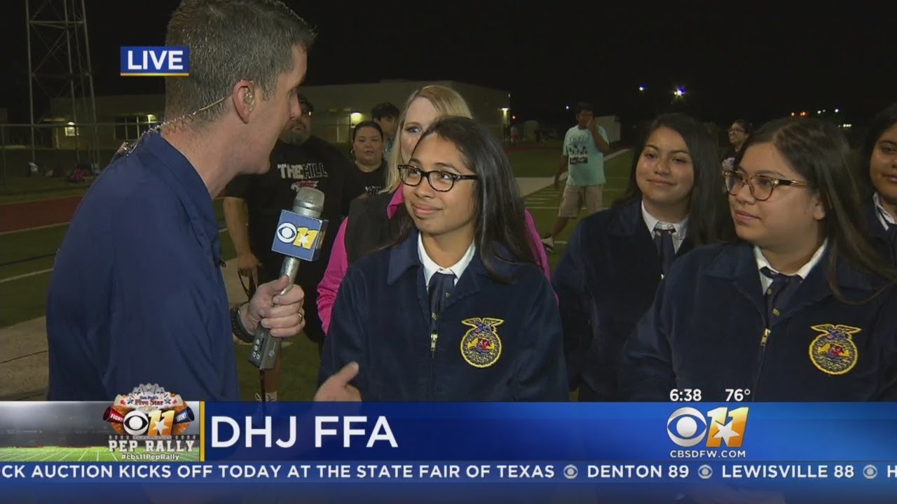 CBS 11 Pep Rally: Diamond Hill-Jarvis FFA