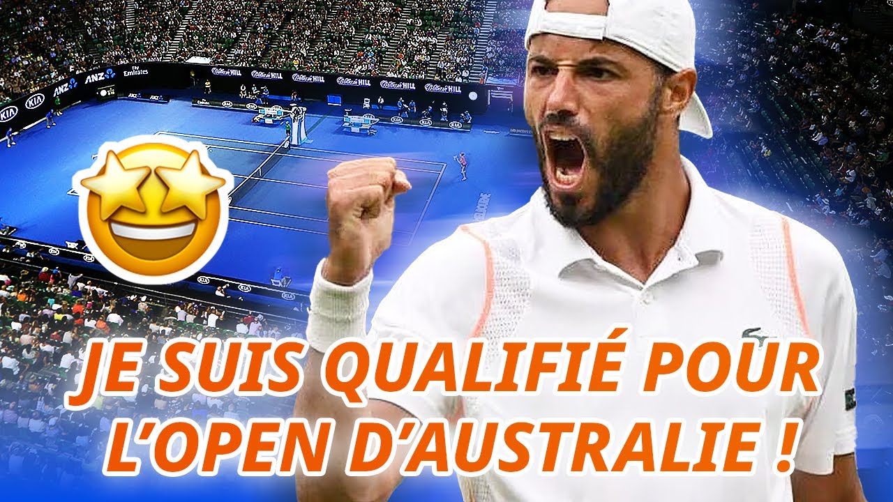 Je suis qualifié pour l'Open d'Australie ! 🤯