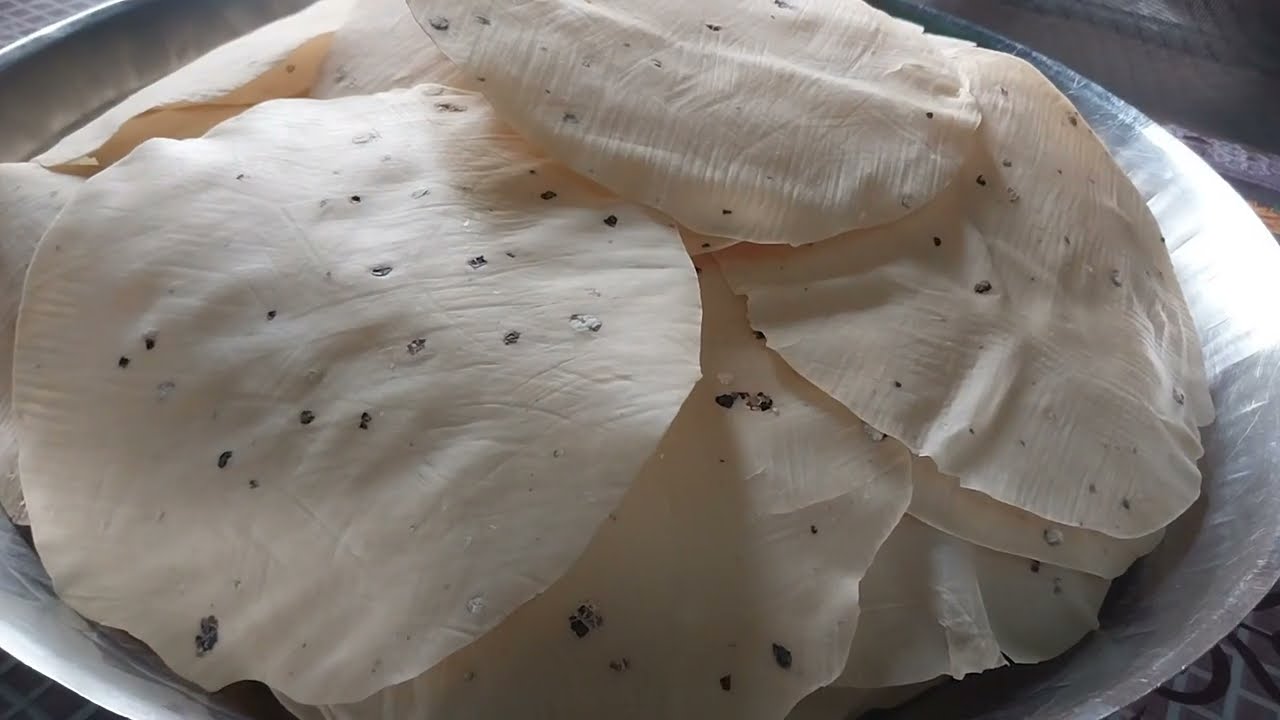 Udadachi gharguti papad 
