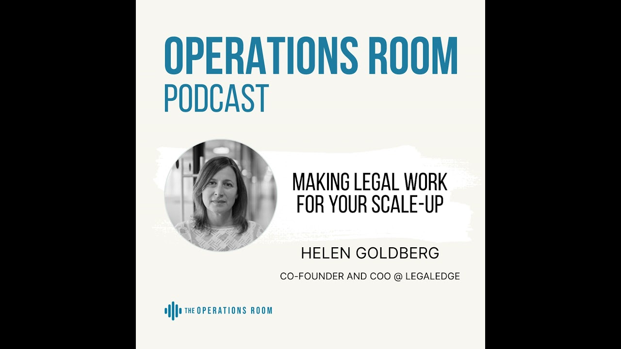 79. Making Legal Work for Your Scale-Up