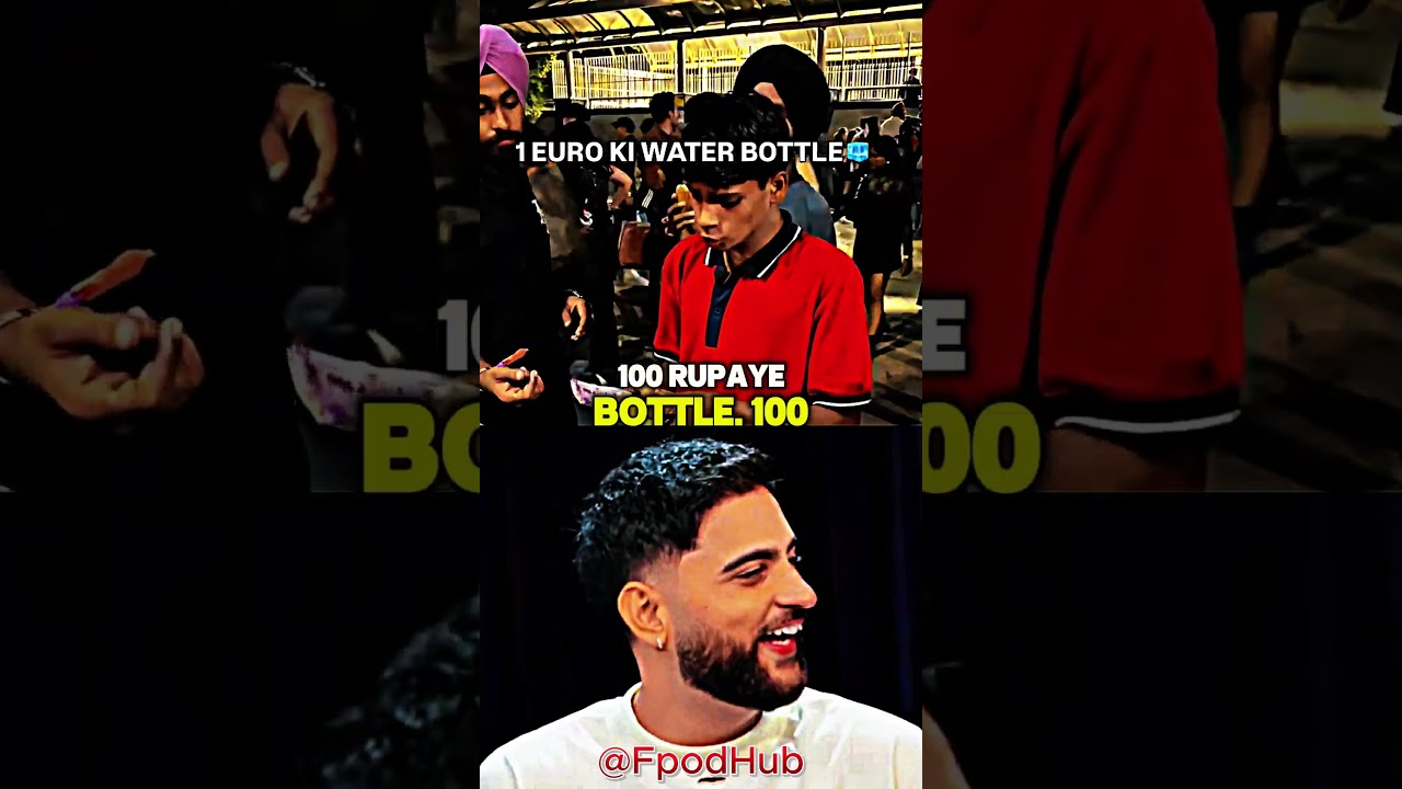 Karan Aujla Concert ₹100 Water Bottle 😱 | Samay Raina Exposed This on India's Got Latent 😂#shorts