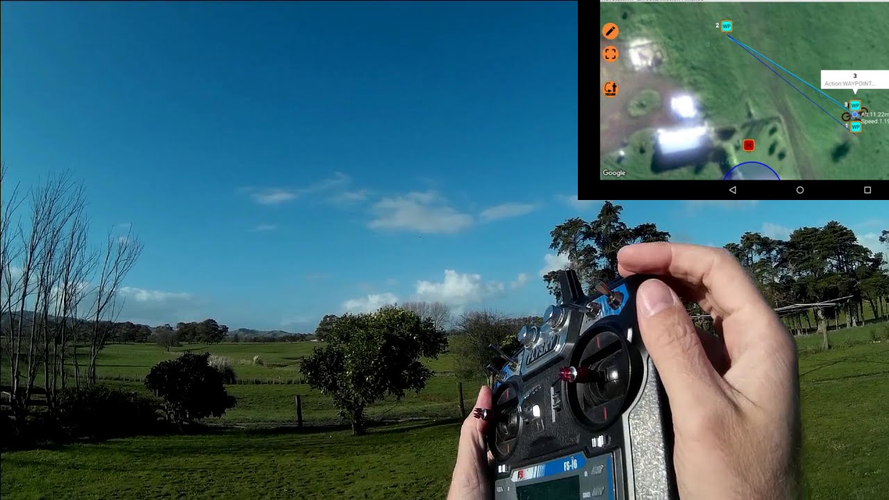 Trying out iNav rewrite waypoints + mission planner