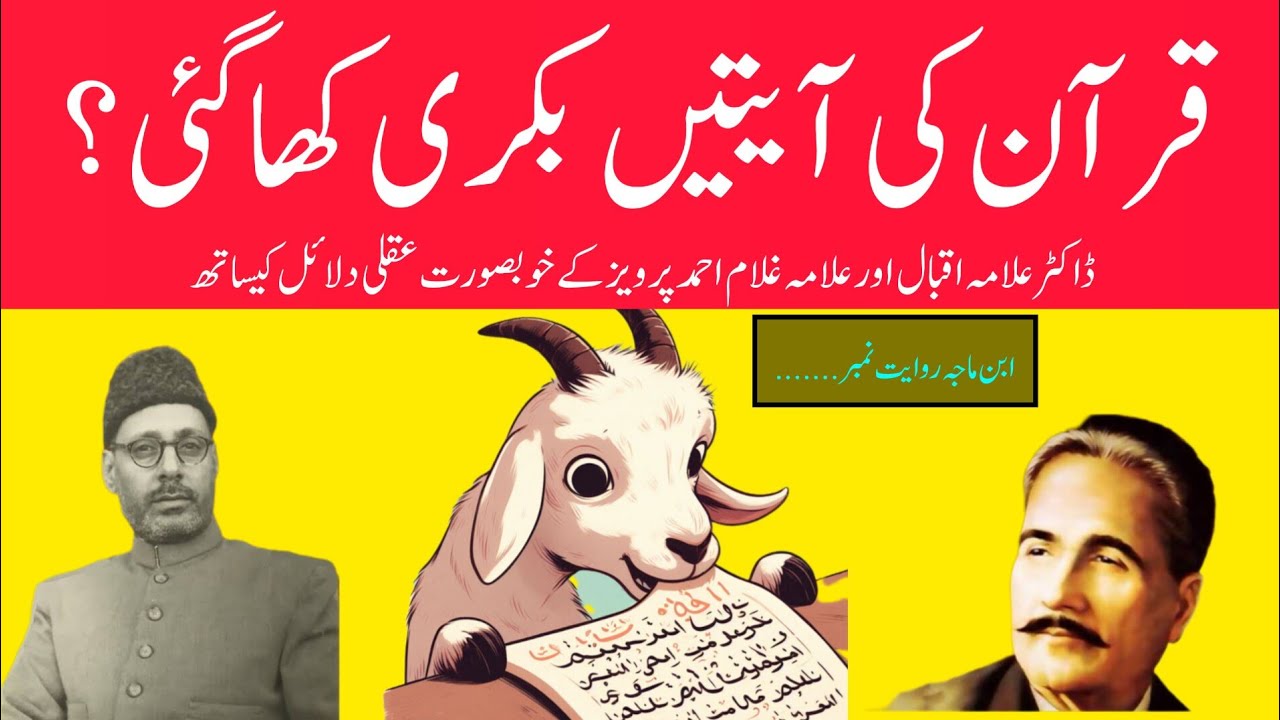 ibn e majah hadees 1944, Quran ki ayat Bakri ka gaye ?