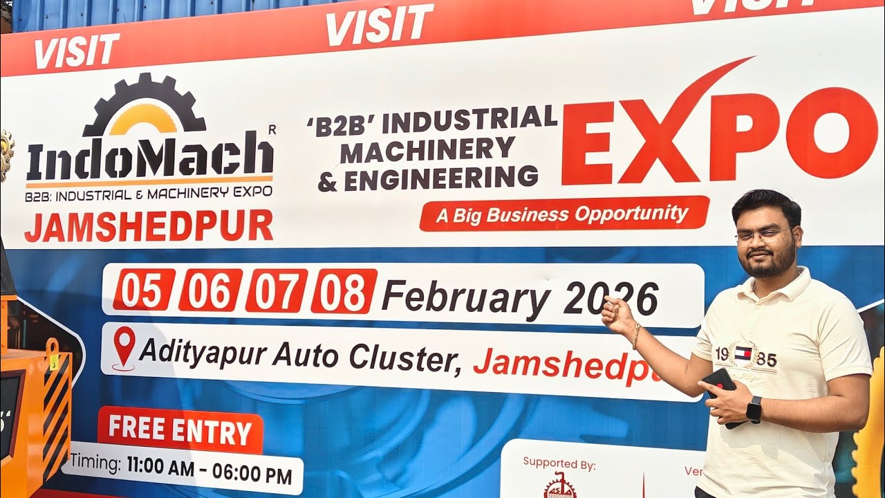 India’s Biggest Machinery Expo 🤯 | INDOMACH 2026 | Adityapur Auto Cluster