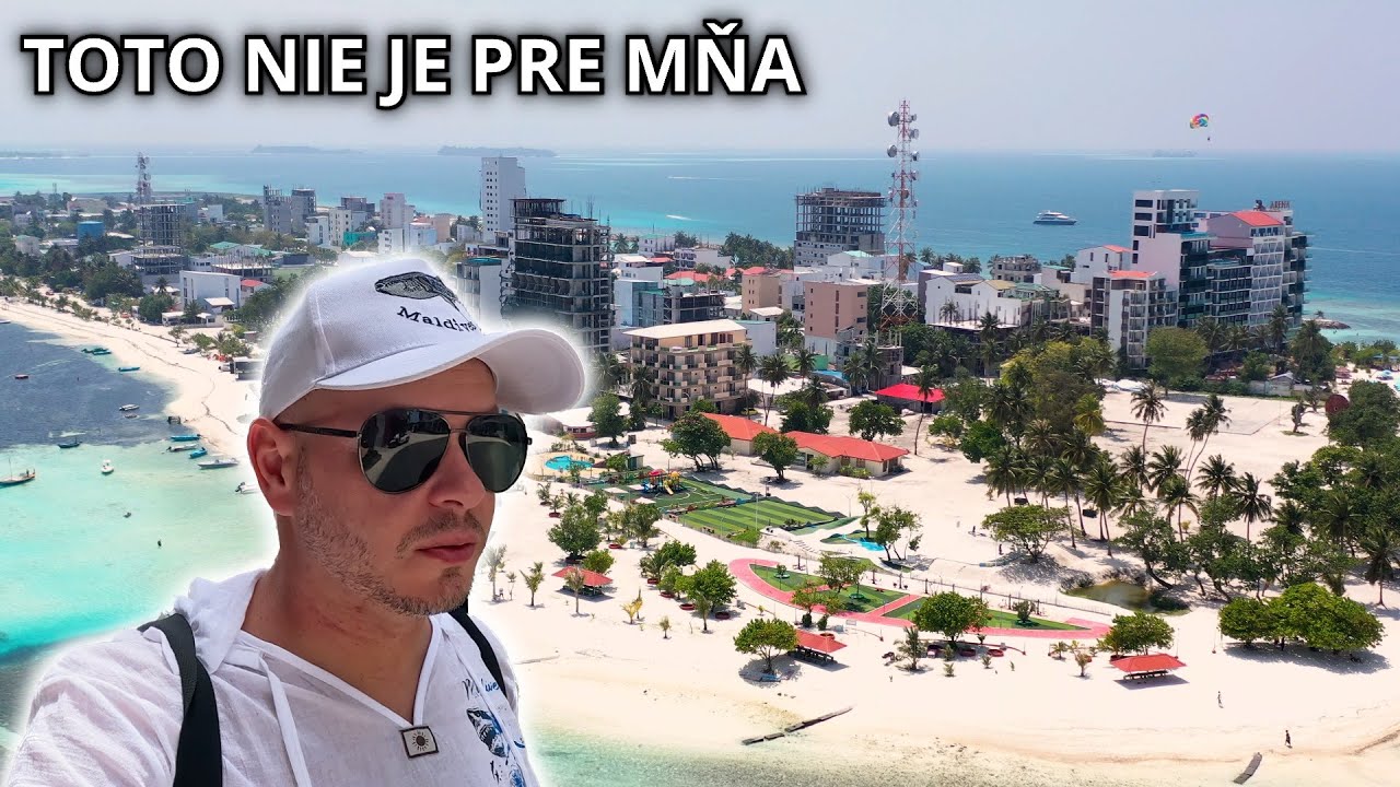 Malá pláž, hordy turistov, žiadny alkohol a futbalistky v hidžáboch | Maafushi, Maldivy