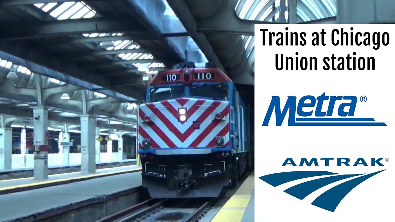 Amtrak and Metra Trains at Chicago Union Station | Cool Transport