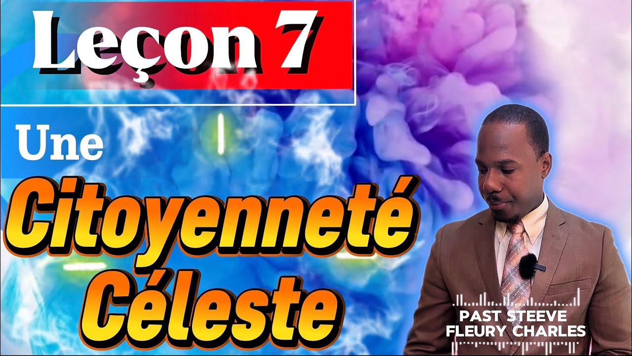 LEÇON 7 #REJOUISSEZ-VOUS TOUJOURS DANS LE SEIGNEUR #MARDI (ECOSA 2026 - Trimestre 1)