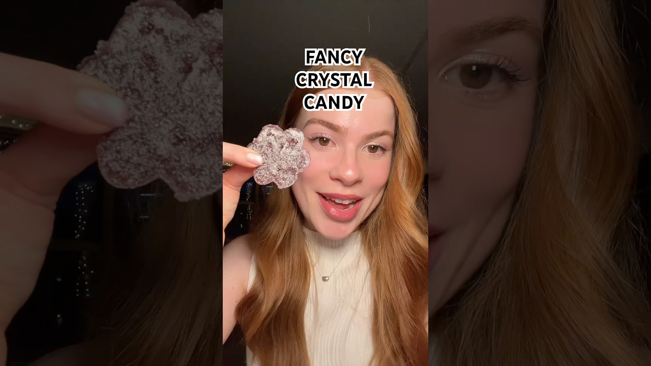 Eating handmade crystal candy 💎#crystalcandy #mukbang #asmr #candyreview #tastetest #sugar #candy
