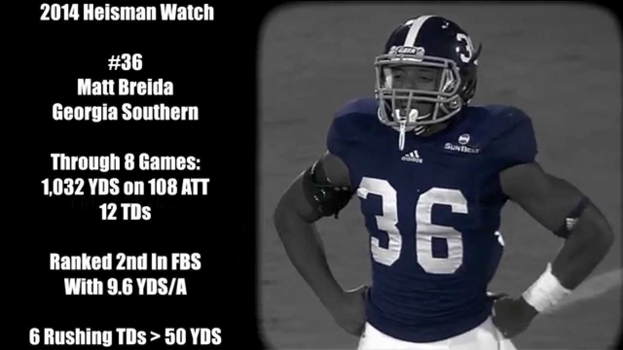 Georgia Southern Football 2014: Breida For Heisman