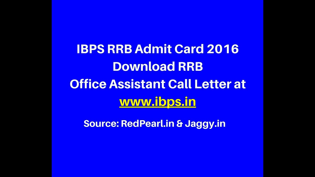 IBPS RRB CWE-V | IBPS RRB CWE-5 2016 Exam Pattern and Syllabus | Jaggy