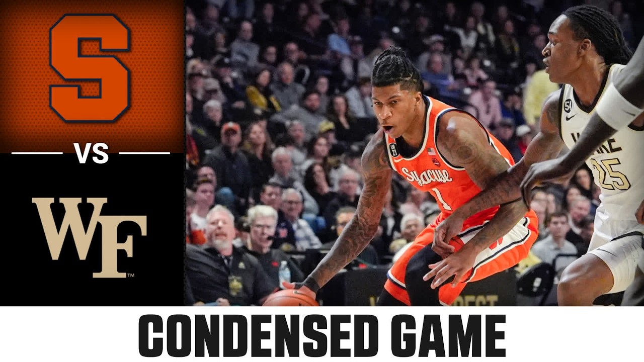 Syracuse vs. Wake Forest Condensed Game | 2025-26 ACC Men's Basketball
