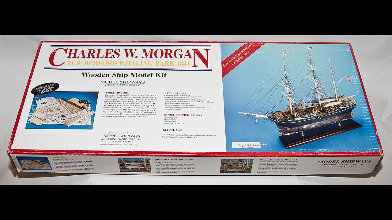 Model ShipWays Charles W. Morgan 1841 1:64 Wooden Ship Model kit