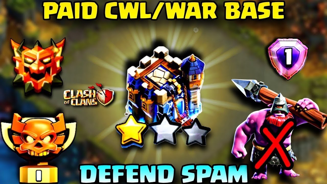 AFTER UPDATE BEST TH18 CWL BASE LINKS | NEW TH18 WAR & LEGEND DEFENCE BASES IN CLASH OF CLANS