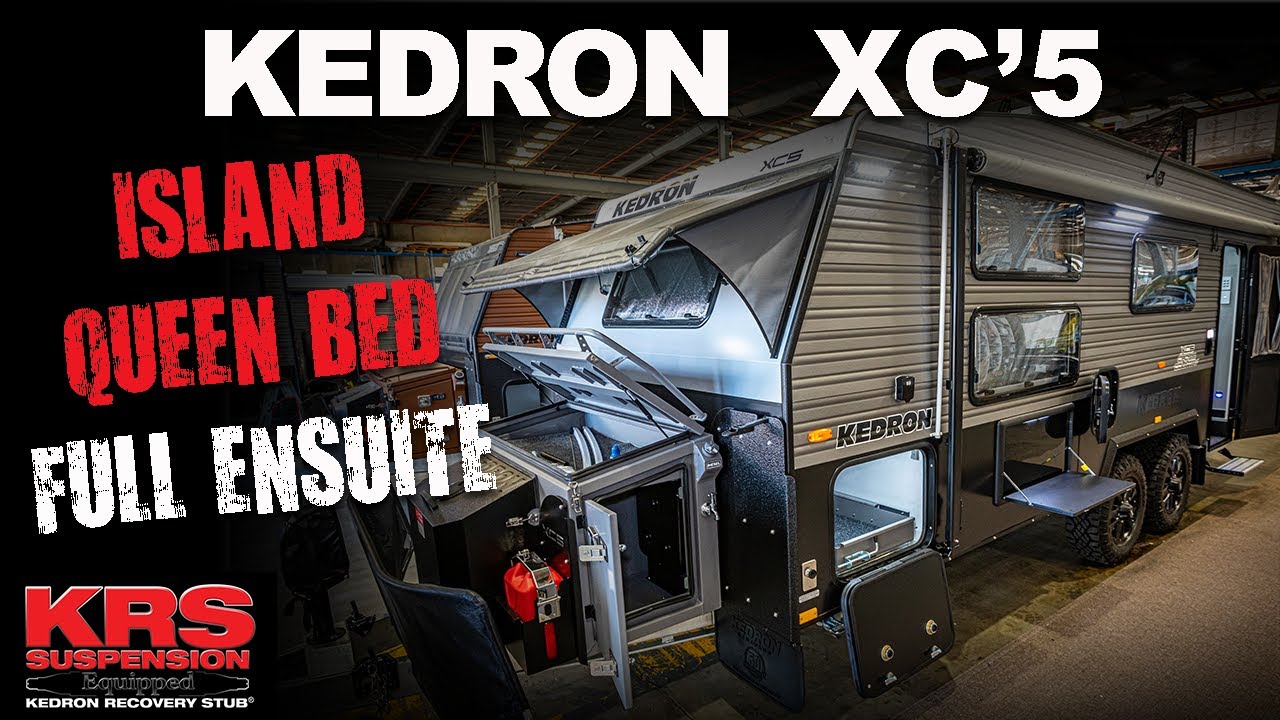 KEDRON® 20ft'6  XC5 CARAVAN - KRS 'RECOVERY STUB'®️ SUSPENSION - LITHIUM POWERED - AUSTRALIA