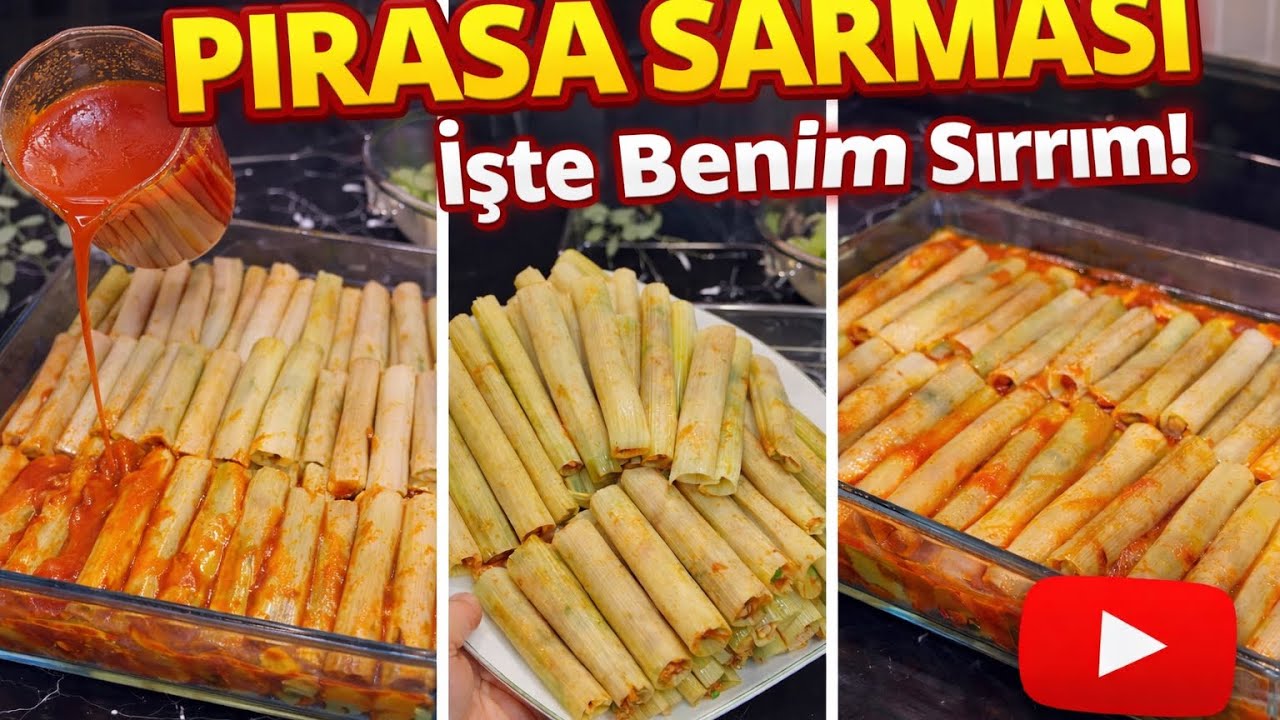 PIRASANIN EN LEZZETLİ HALİ BÜYÜK KÜÇÜK HERKESİN SEVEREK PIRASA YEDİĞİ  TARİF💯ETLİ PIRASA SARMASI
