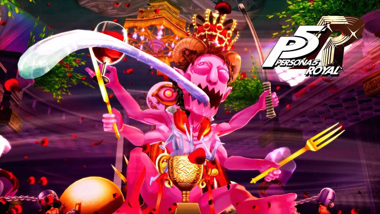 Perosna 5 Royal - Shadow Kamoshida Boss Fight [English, PS4 Pro]