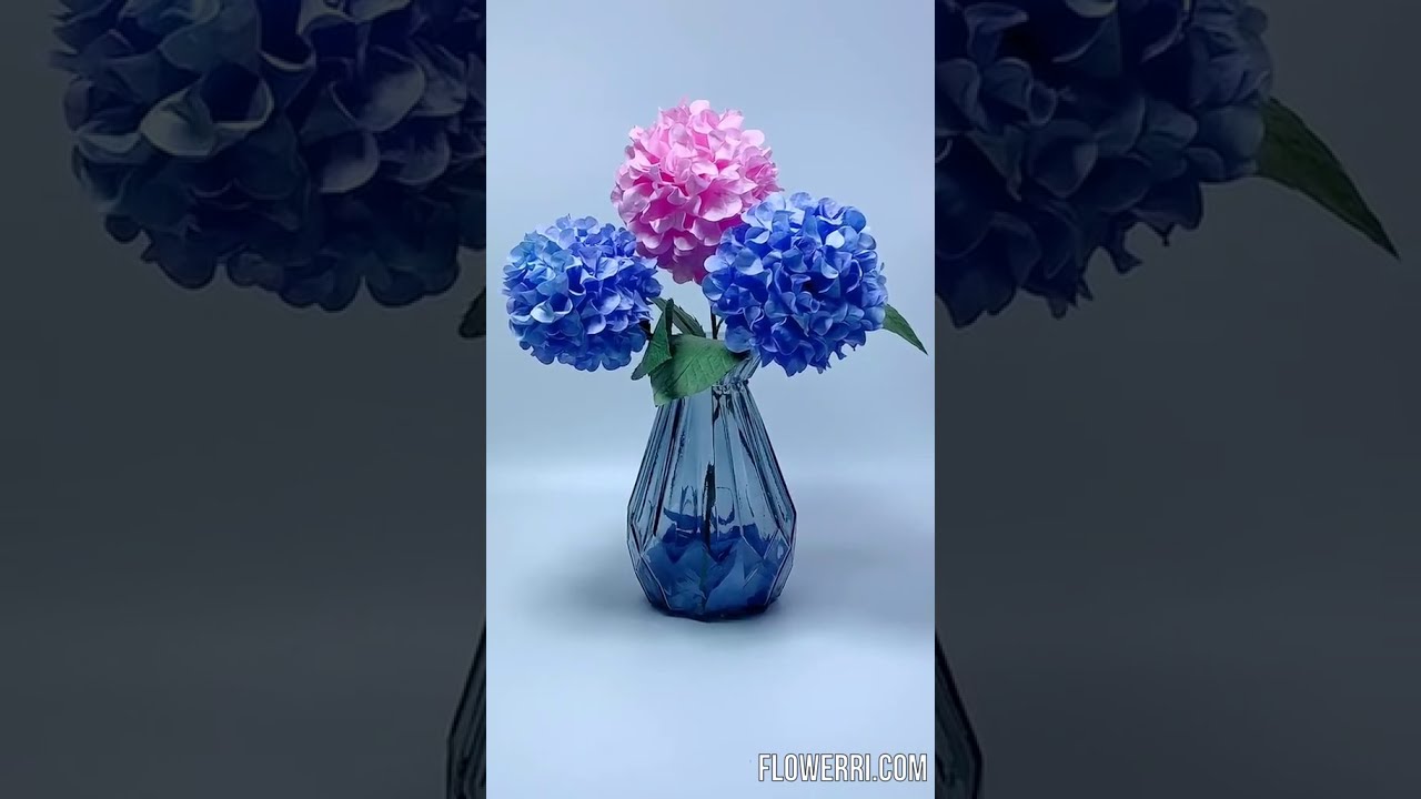 DIY How to Make Paper Flower Hydrangea
