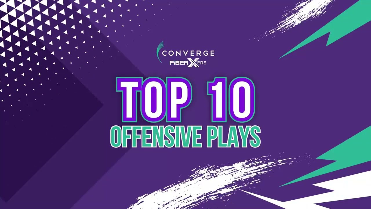 Top 10 Offensive Plays | Converge FiberXers