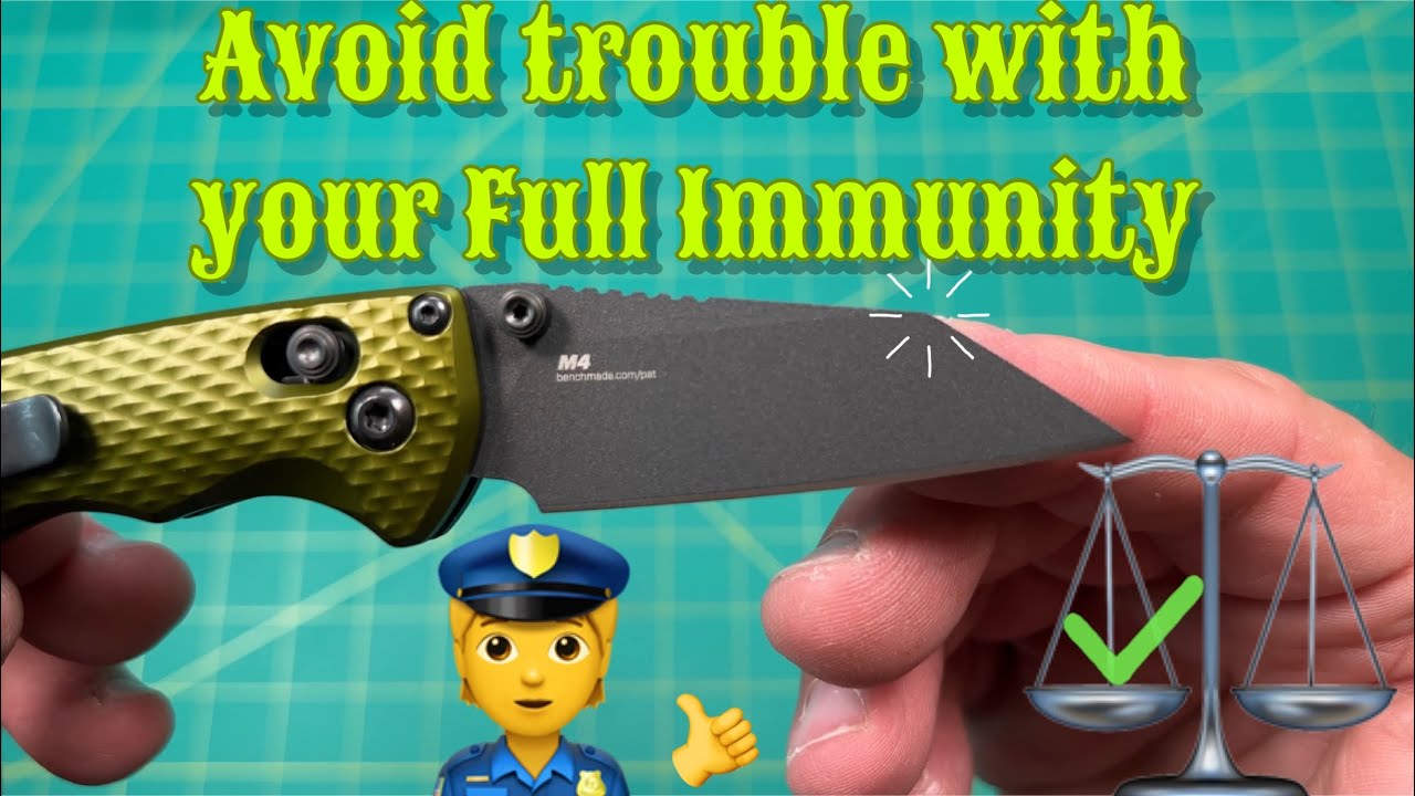 Busting out a Benchmade Full Immunity knife out of its box