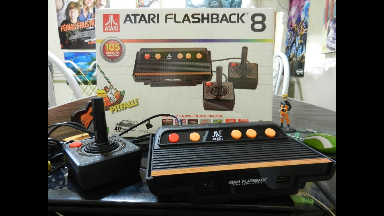 UNBOXING! - ATARI FLASHBACK 8! - UM PASSEIO DE VOLTA PARA O PASSADO!