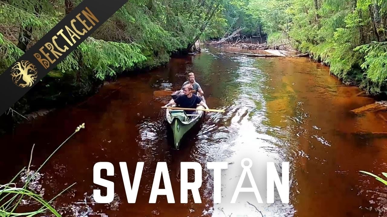 2 day canoe trip | Svart&aring;n | Howling wolves | Small creek fishing | Camp fire cooking
