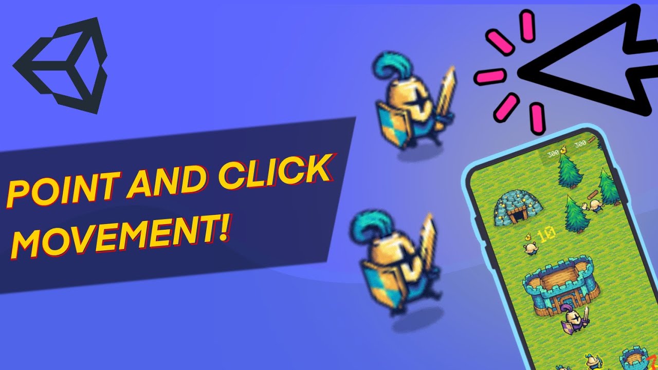 Move to Clicked Point in 2D Unity Game. Easy!