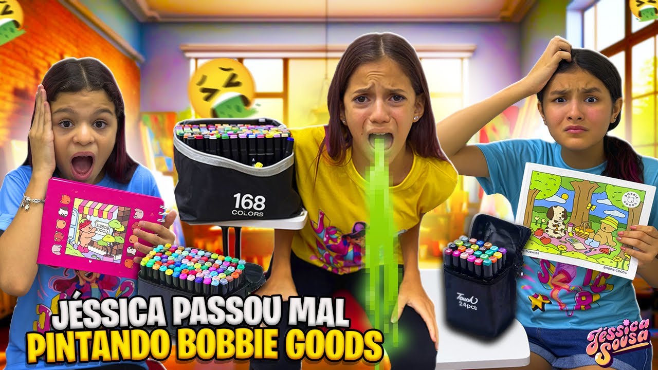 JÉSSICA ESTAVA PINTANDO BOBIE GOOD E PASSOU MAL (JÉSSICA E FAMÍLIA)
