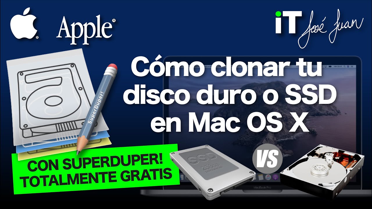 👉Como clonar GRATIS tu disco duro o SSD en Mac, OS X 👨🏻‍💻 Sin perder aplicaciones ni archivos.