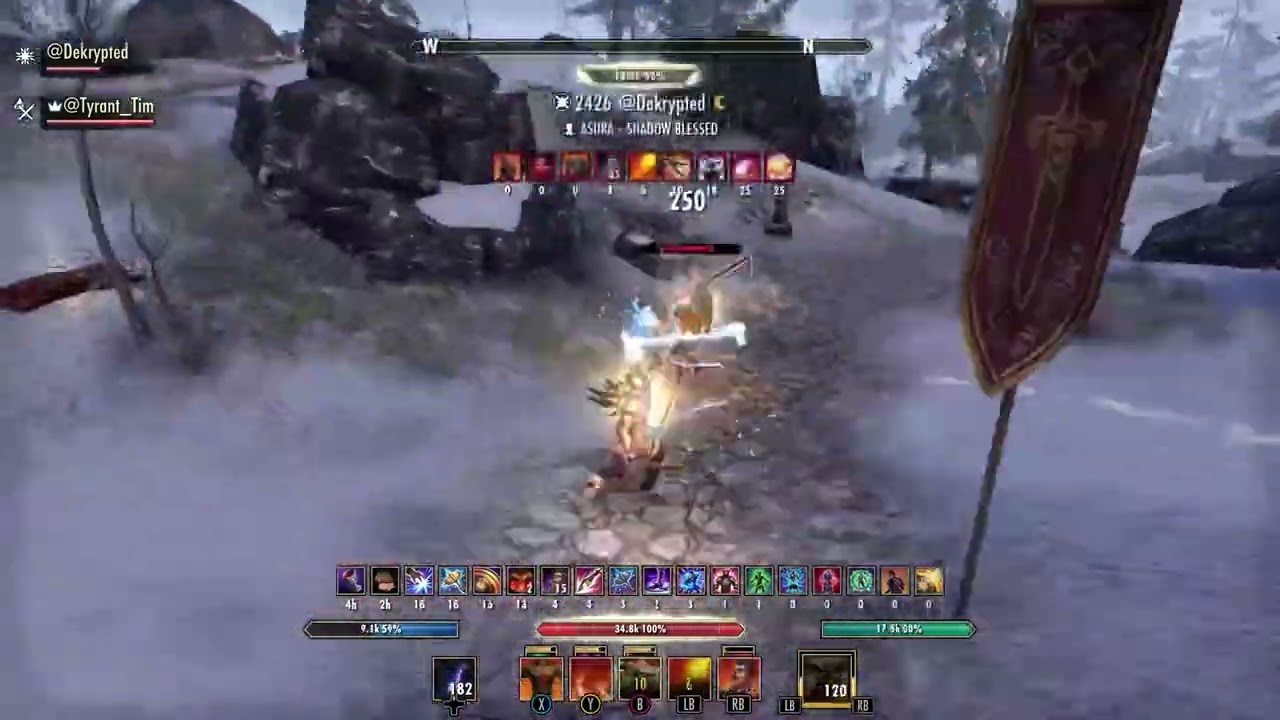 ESO Update 39 PTS Hybrid Dragonknight duel clip 1