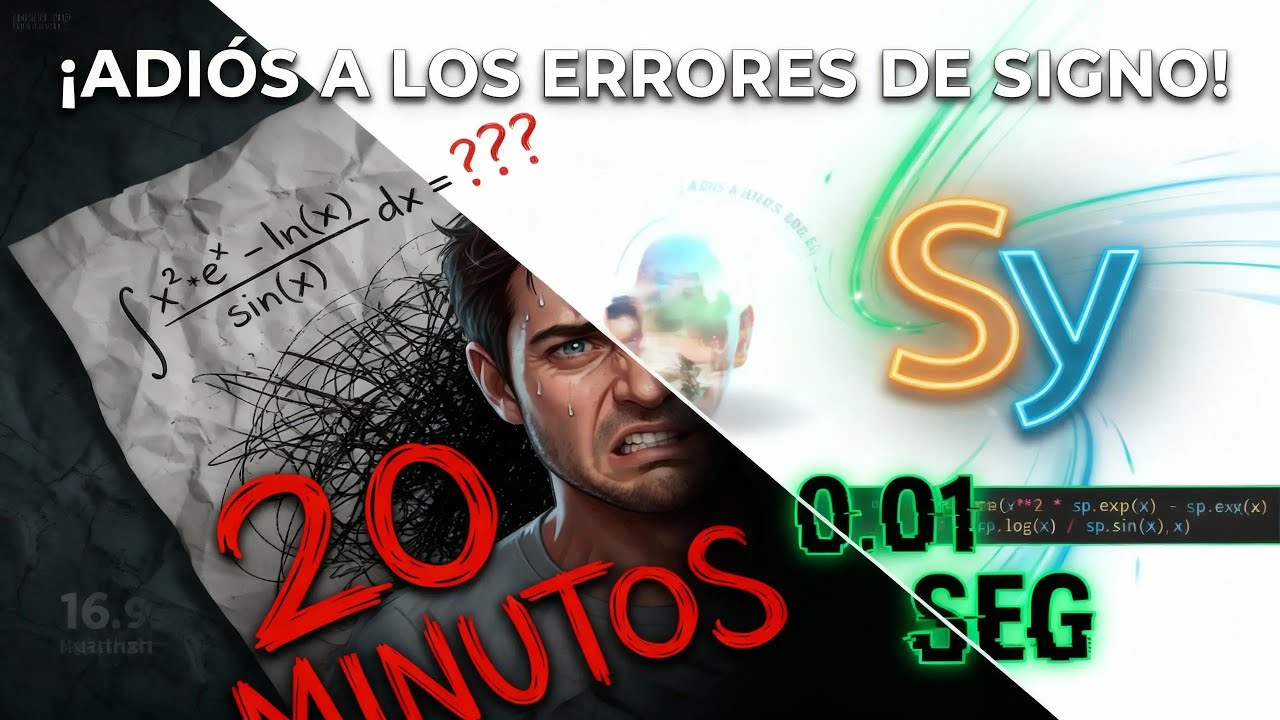 SymPy: De CERO a SENIOR | Deja de calcular a mano y domina las Mates con Python