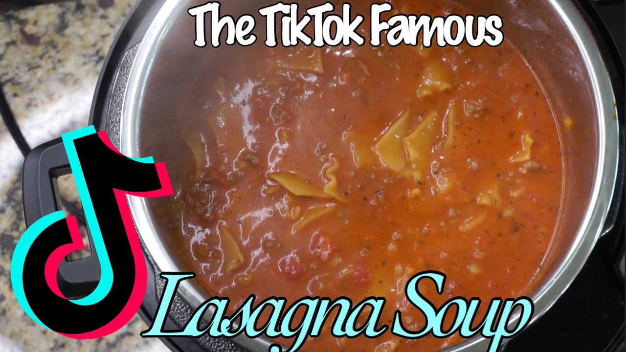 The TikTok Famous Lasagna Soup | Instant Pot Lasagna | Recipes for Instant Pot