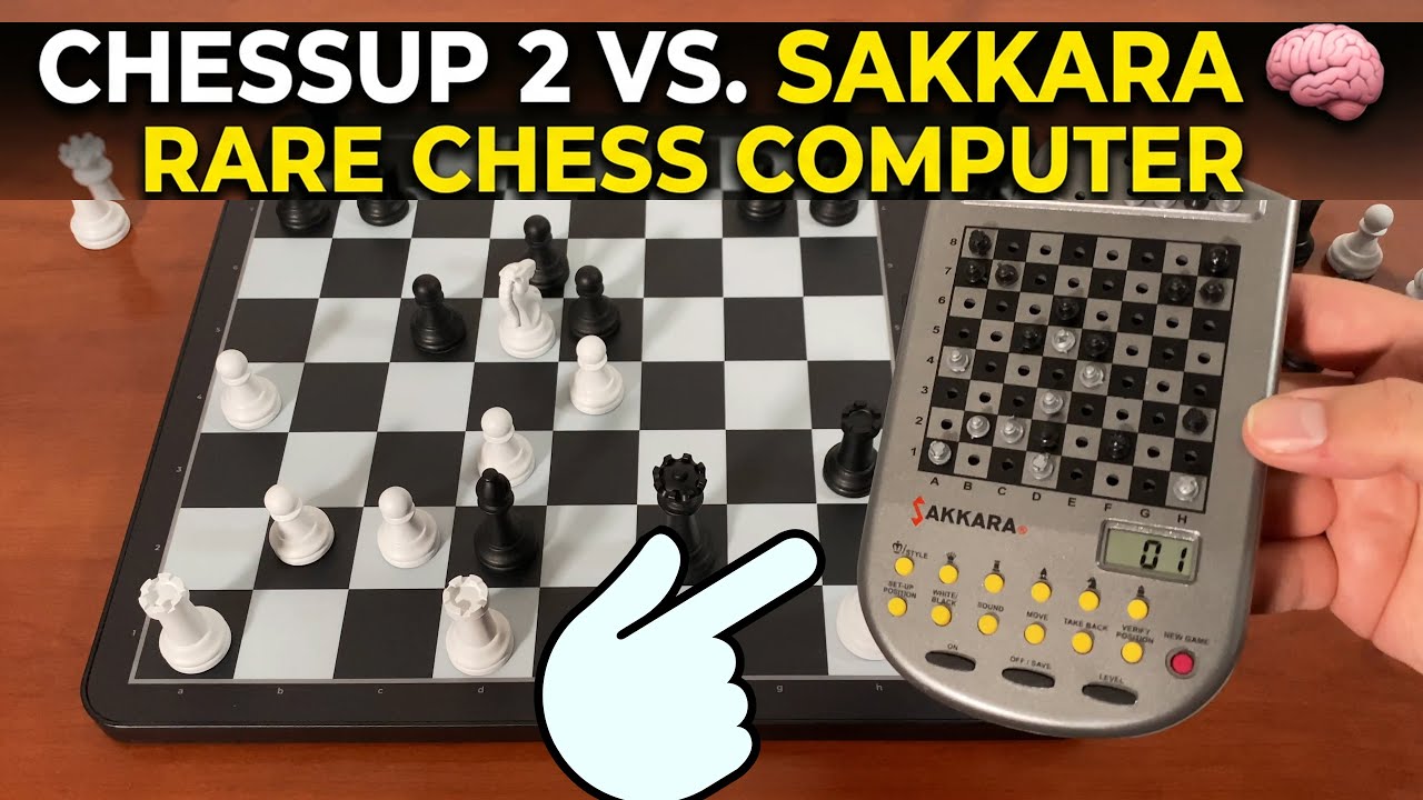 Sakkara Equinox Rare Chess Computer vs ChessUp 2  👑 Gadgetify
