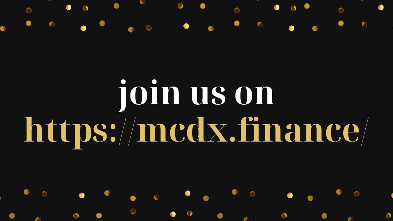 MCDX Daily ROI Up to 0 75% for 365 Days