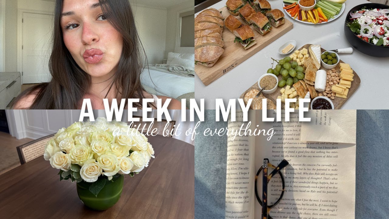 spring week in my life! spa day, lots of cooking + hosting mothers day