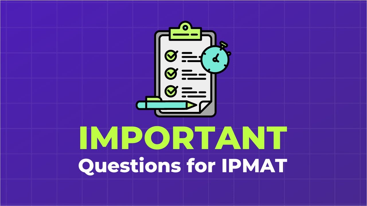 IPMAT Important Questions 01 | IPM IIM Indore/Rohtak/DUJAT | AceIPM