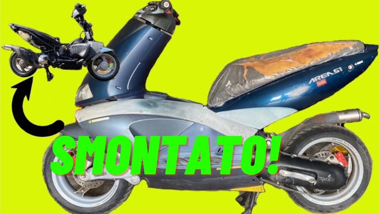SMONTIAMO L' APRILIA AREA 51 [fare soldi con gli scooter e.p 2]