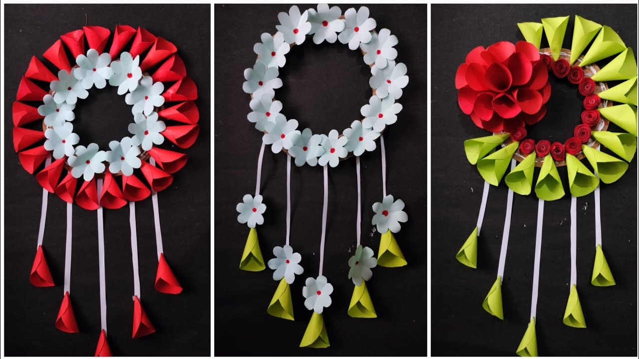 Beautiful Paper Wallhanging Craft Ideas।। #diy #trending #youtubeindia 