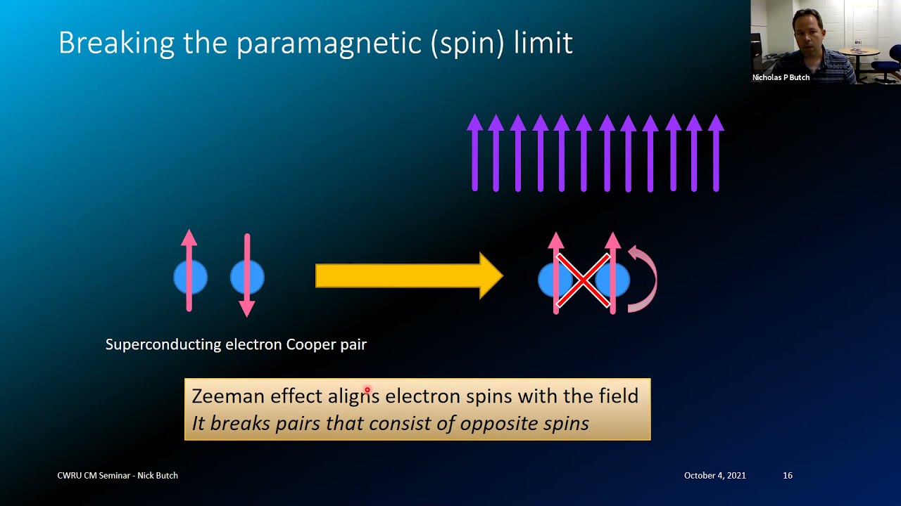 Exploring the Limits of Spin Triplet Superconductivity | Nicholas P. Butch (NIST)