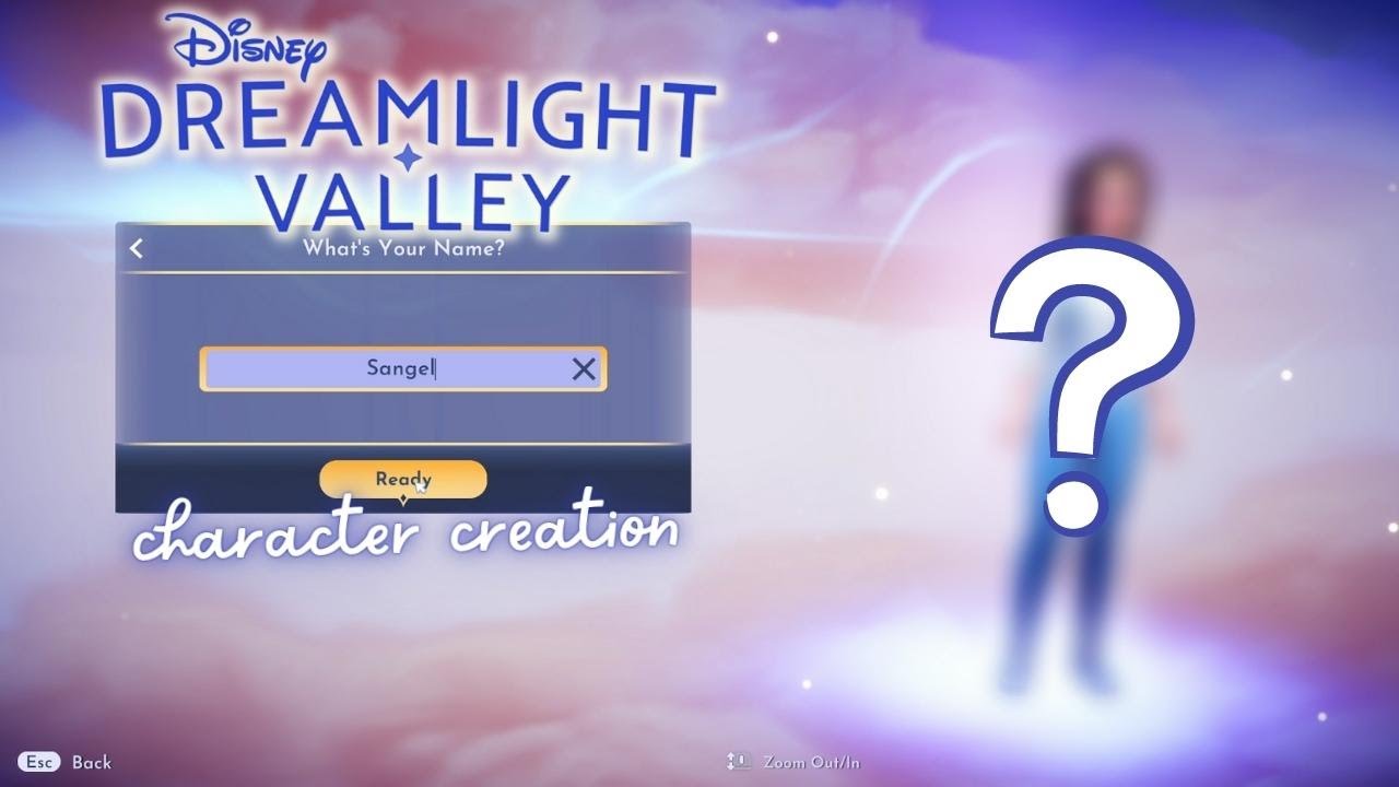 Disney Dreamlight Valley Character Creation // No Commentary